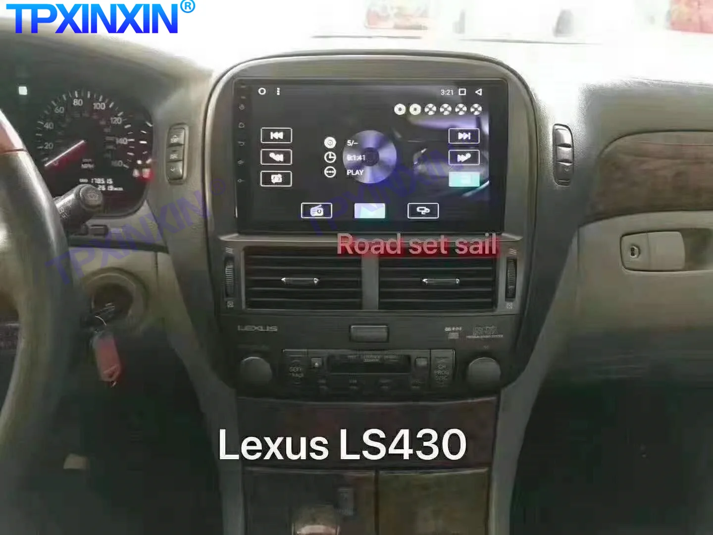 Android 10.0 Carplay DSP 4G+64G For Lexus LS430 2000-2006 Multimedia Player Auto Radio Stereo tape recorder Navi GPS head unit