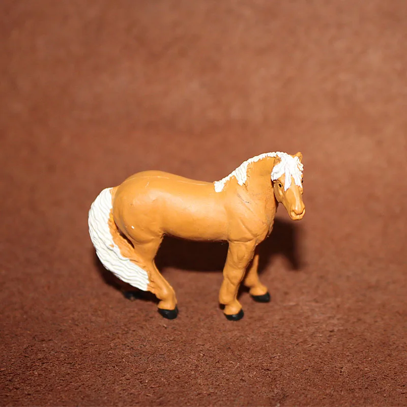 Figurines d'animaux de ferme, modèle de cheval, Lusitano, Appaloosa, Haflinger, noir et blanc, Steed PLCD, SUNlion, nickel é, jardin, décoration l'inventaire, jouets