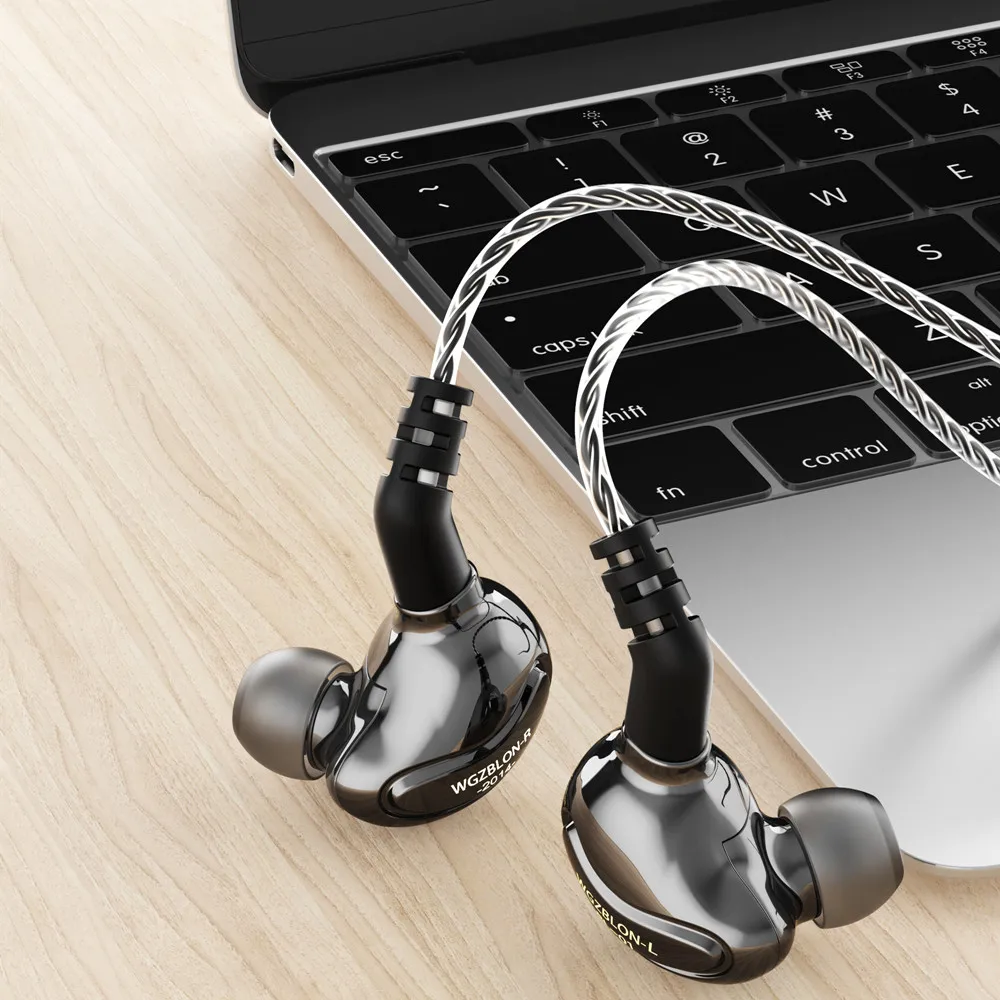 BLON-auriculares BL-01 BL01, dispositivo de audio interno con diafragma de fibra biológica de 10mm, para DJ, correr, con Cable desmontable de 2 pines, BL-03, BL03, BL05