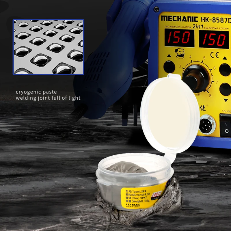 Mecánico SMD SMT pasta de soldar BGA sin plomo baja/media/alta temperatura estaño crema soldadura fundente BGA Reballing herramientas