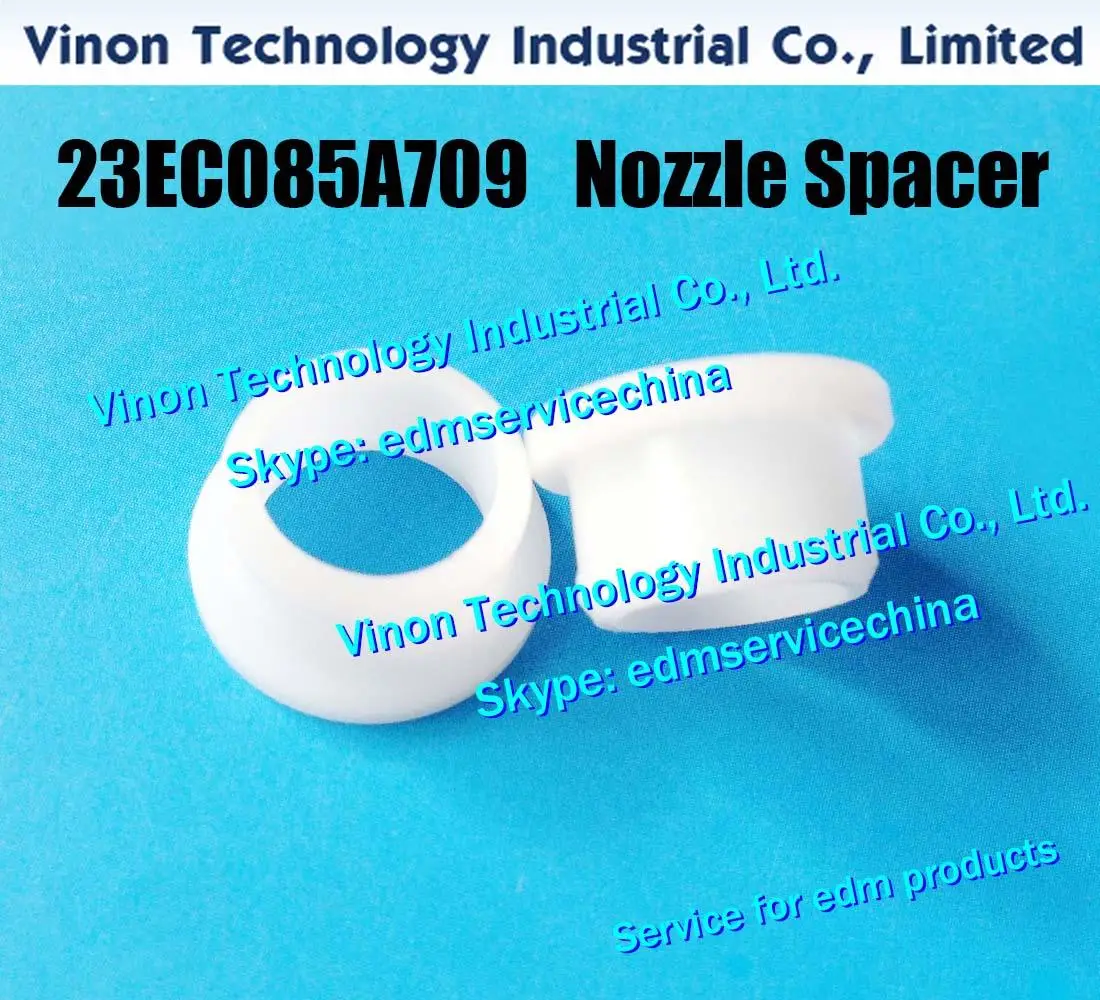 (2pcs pack) 23EC085A709  edm Nozzle Spacer Lower high speed maching for Makino machines 23EC.085A.709