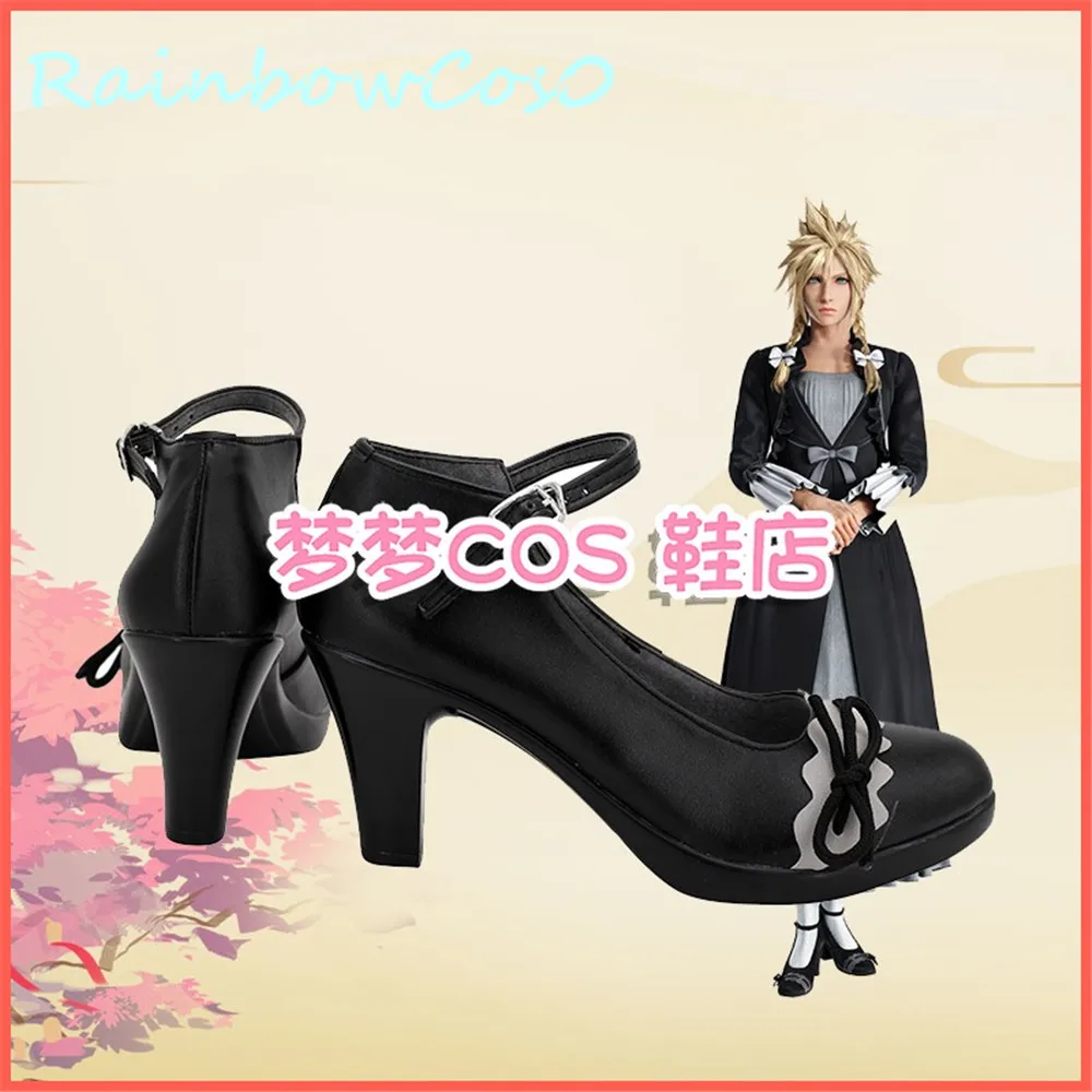 Final Fantasy Ffvii Cloud Strife Cosplay Schoenen Laarzen Rainbowcos0 Game Christmas Anime Halloween W1079