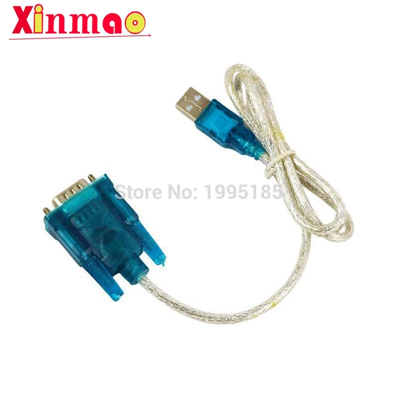 2016 New 1PCS RS-232 HL-340 USB to RS232 HL340 COM Port Serial PDA 9 pin DB9 Cable Adapter Support Windows7 64