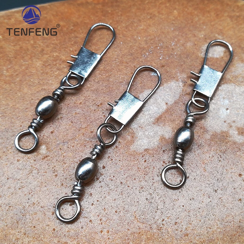 

Wholesale By Bulk Fishing Accessory Connector Pin Bearing Rolling Swivel Stainless Steel Copper Snap Fishhook Lure Tackle Pesca