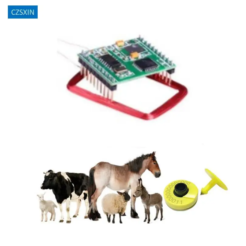 ISO11784/85 FDX-B RFID USB Reader 134.2khz USB Rfid Scanner Animal tag reader plug and play