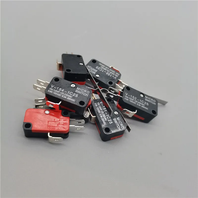 V-151-1C25/V-152-1C25/V-153-1C25/V-154-1C25/V-155-1C25/V-156-1C25/V-15-1C25/V-15-1B5 Chwilowy mikrowyłącznik krańcowy