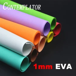 10optional Colors 1mm Ultrathin Fly Tying Foam 10pcs 24*24cm EVA Razor Fly Foam Small Flies Floating Nymph Synthetic Materials