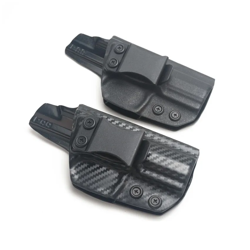 Kydex-funda de Cintura interior de fibra de carbono para Walther P99 IWB, funda de pantalón, Clip de cinturón, transporte oculto, ocultación, dibujo cruzado