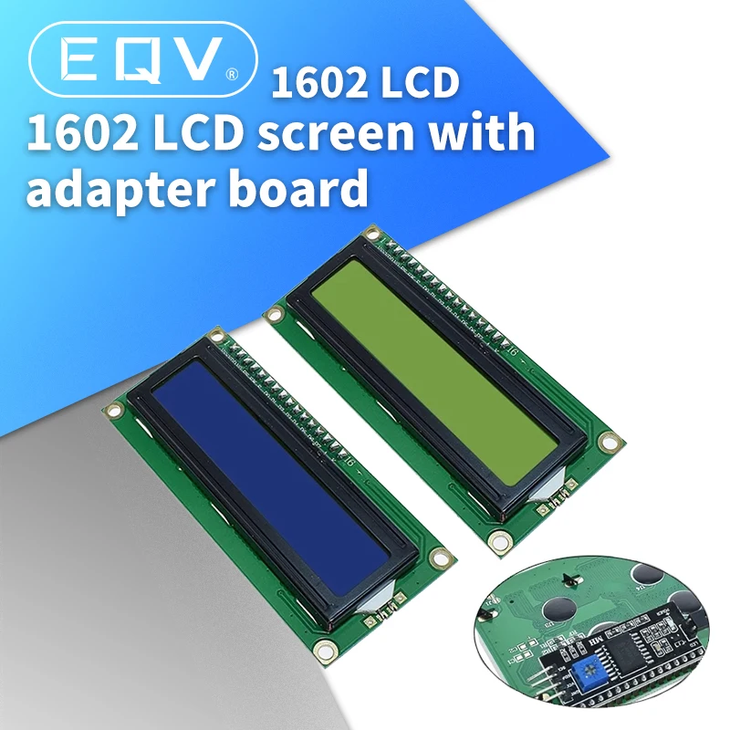 青色lcdモジュール,1個,iic/i2c 1602,arduino 1602 lcd uno r3 mega2560用,緑色