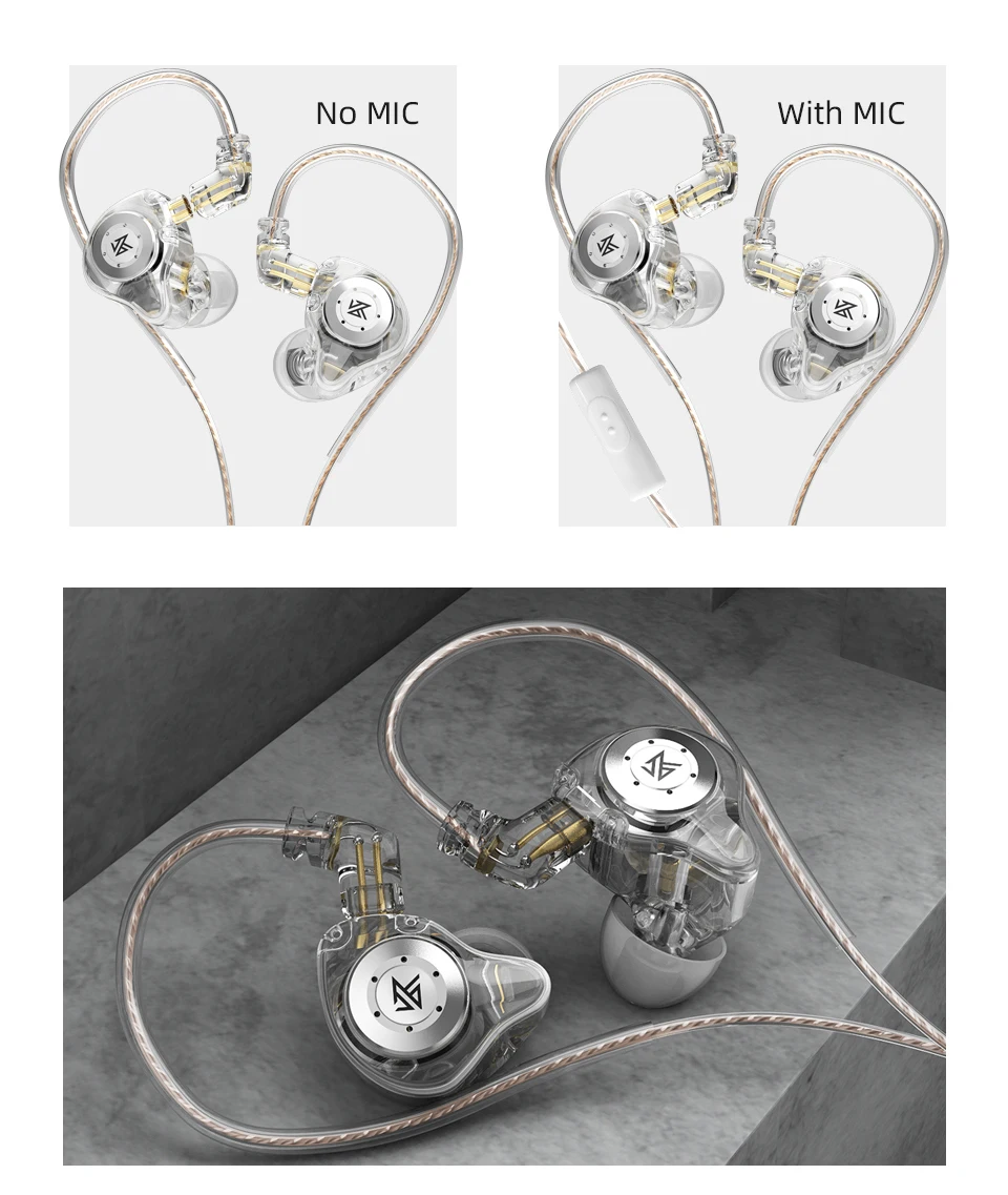 KZ EDX PRO Dynamische In-Ear-Kopfhörer HIFI DJ Monitor Ohrhörer Sport Geräuschunterdrückendes Headset KZ EDXPRO ZSNPRO EDR1 ZSA MT1 – Detail 14