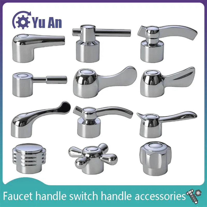 Faucet Handle Switch Handle Accessories Triangle Valve Small Spout Dish Basin Single Cold Quick Open Valve Core Handwheel