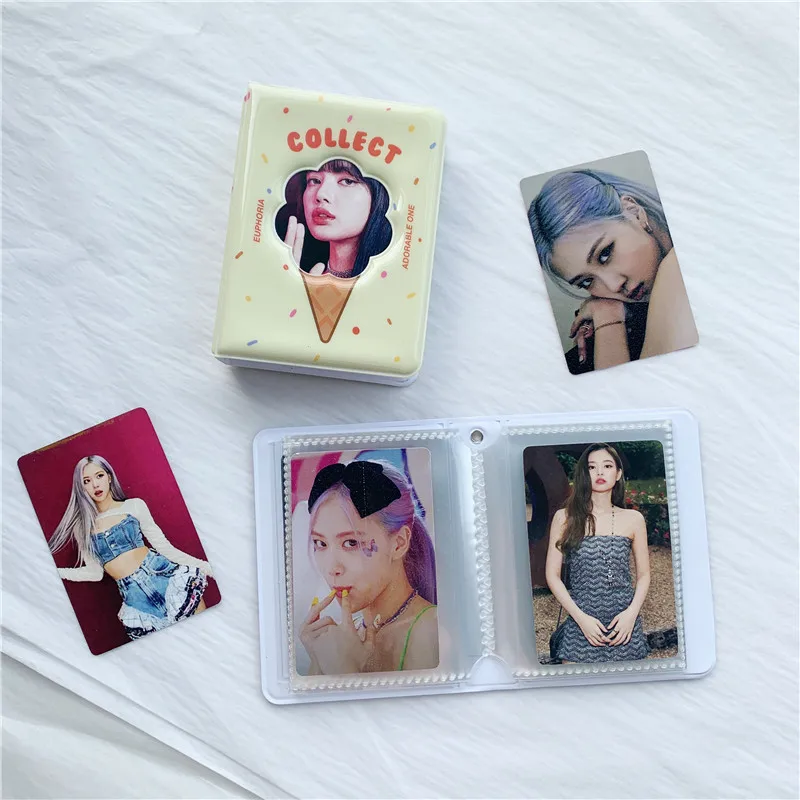 Sharkbang 3 Inch Ice Cream Album Photos 20pcs Sleeves Bags Hot Air Balloon Storage Card Bag Postcards Idol Collect Organizer