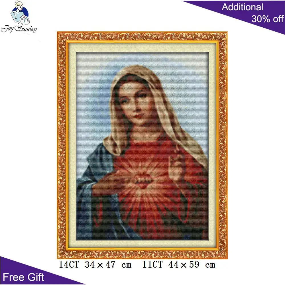 Joy Sunday Jesus Cross Stitch Kits, Home Decor, Sacred Heart, Jesus and Cherubs, Shepherding Son, R247(1)R247(2)R270R274R277