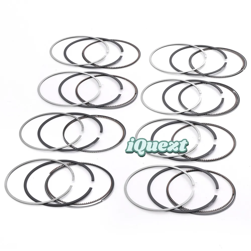 8x Piston Rings Set Φ96mm 9481039116 for Porsche Cayenne Panamera S GTS Turbo 4.8L 4806CC 970 9PA Engine