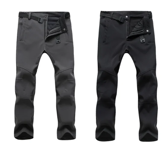 Männer Winter Warme Cargo Hosen Thermische Fleece Military Hosen Mens Armee Grüne Hose Wasserdicht Winddicht Baumwolle Hosen