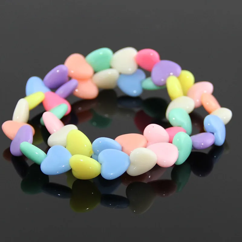 Dual-use Necklace Bracelets Pearly Beads Toys For Children Lacing Waving Beaded Girl Gift Party Accessories Handmade New