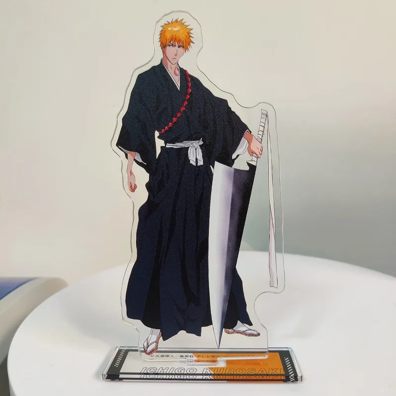 BLEACH Character Standing Sign Anime Figure Kurosaki Ichigo Double-Sided Acrylic Stands Model Desk Decor Props Gift Hot Sale