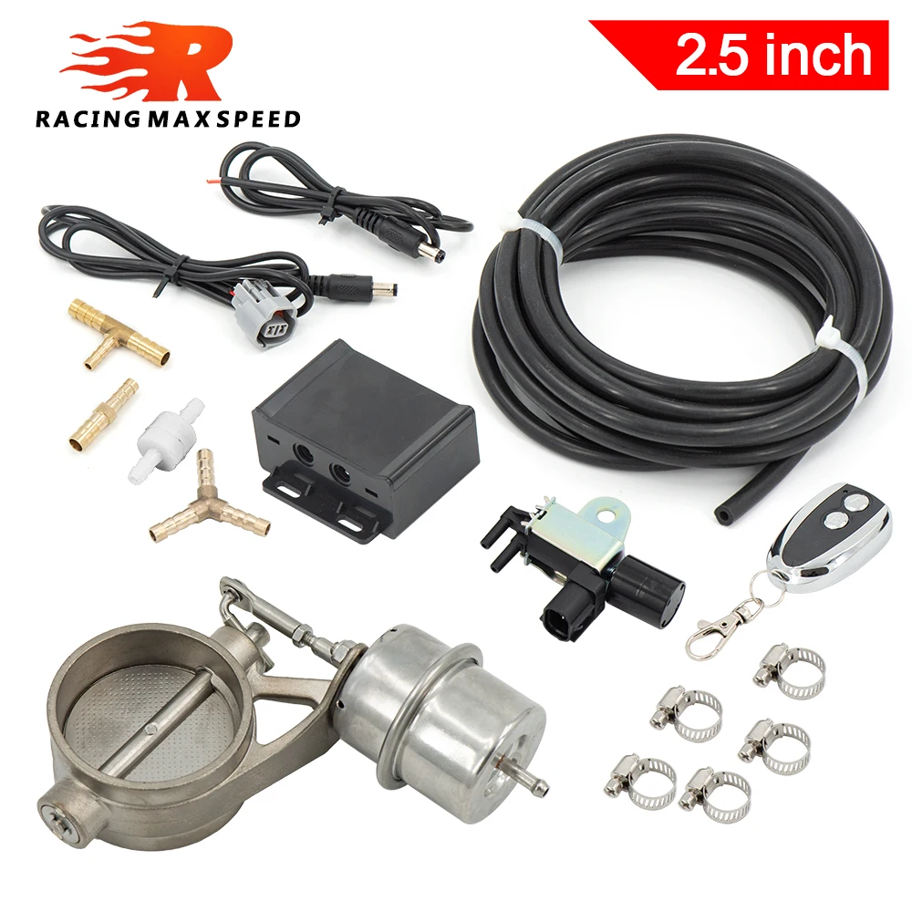 

2.0 2.36 2.5 2.75 3.0 inch Exhaust Cutout Vacuum Pump Vacuum Valve Control Unit with Exhaust Vacuum Control Kit remote Control