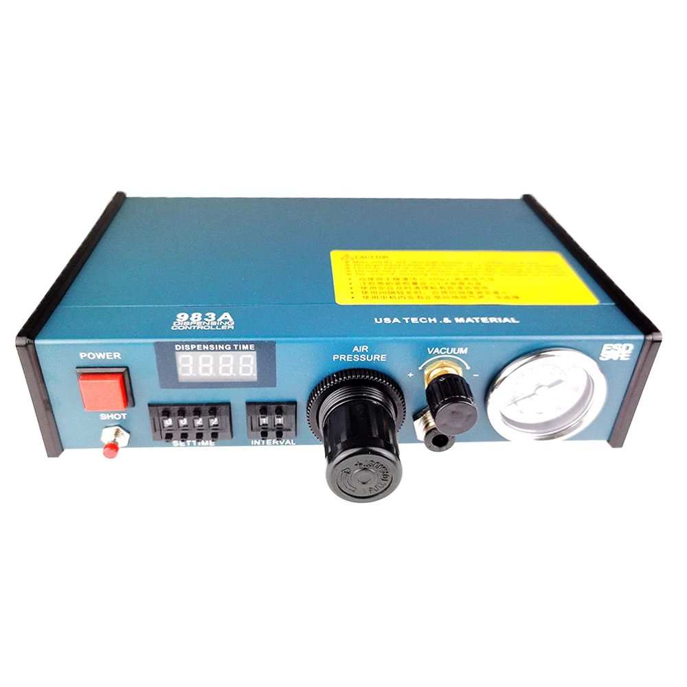 Digital display Auto Glue Dispenser Solder Paste Liquid Controller Fluid Dropper YDL-983A 983A Professional Precise