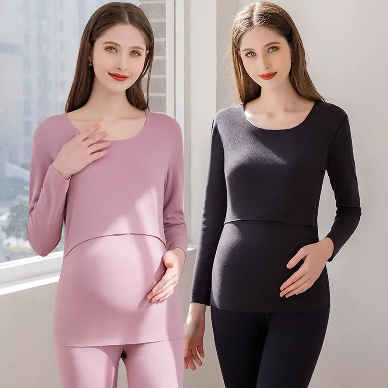 De veludo roupa interior térmica para as mulheres inverno secagem rápida alta elasticidade long underwear quente pacote para as mulheres quentes dois conjuntos