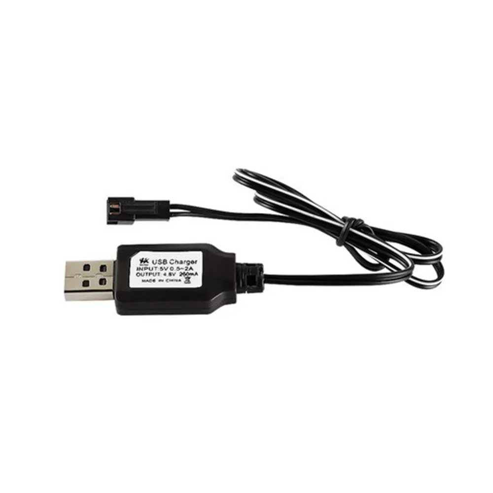 4.8V 250mA USB Charger Ni-Cd Ni-MH Batteries Pack SM-2P Plug For RC Toys Cars Spare 4.8v Charger Input DC 5V Output DC 4.8V