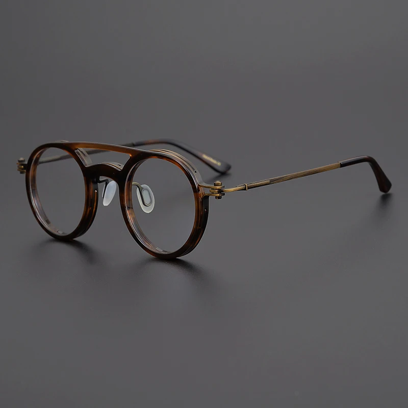 

Japanese Brand Handmade Titanium Glasses Frame Retro Round Prescription Eyeglasses Men Women Myopia Optical Spectacle Eyewear