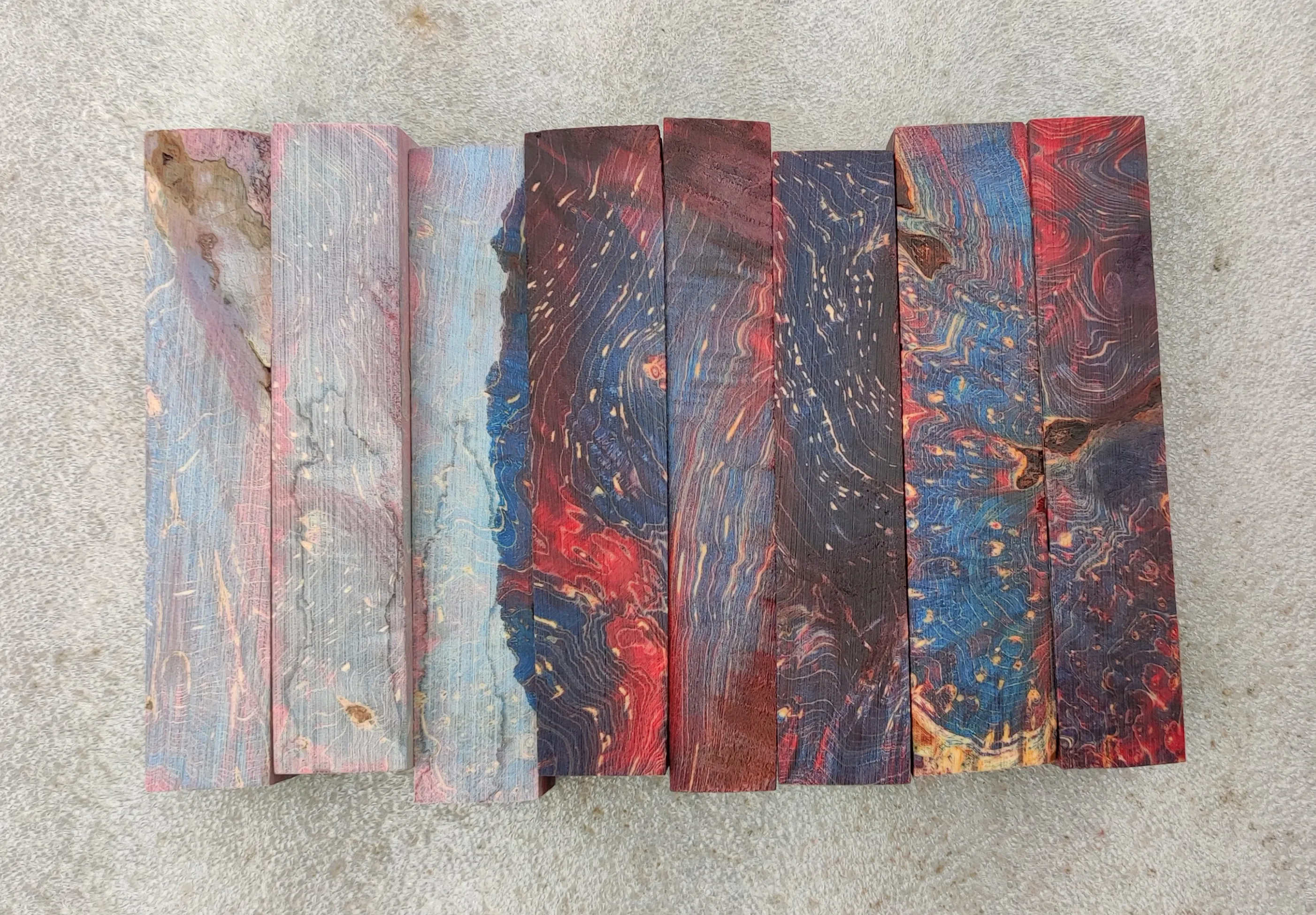 قلم 19x19x120 ملم فارغ MB خشب القيقب الثابت