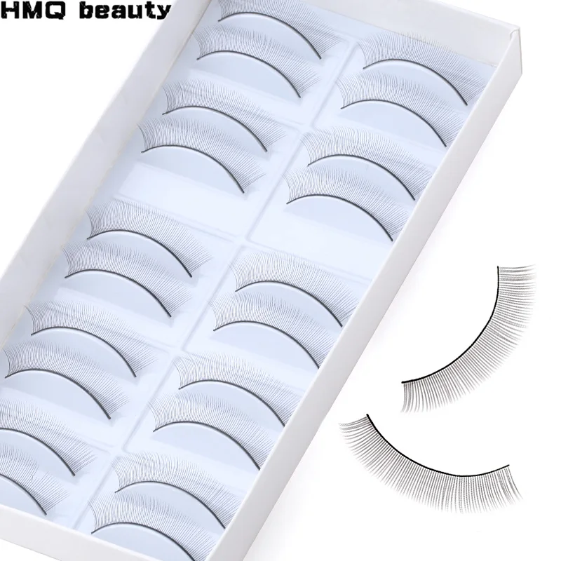 False Eyelashes Handmade Natural Training Lashes For Beginners Teaching Lashes Extension Practice Beauty Makeup Tools