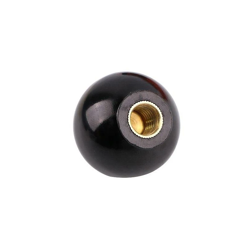 2pcs Bakelite Handle Resin Ball Operating Rod Ball Handle Ball Resin Ball Knob Furniture Machine Tool Replacementm M6-M16