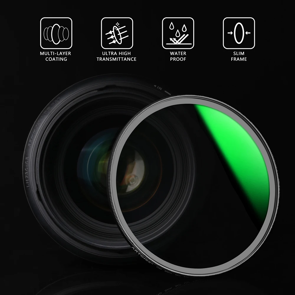 ARTCISE Lens Filter Photography MC HD Lens UV Filter Ultra Slim Camera Accessories 46mm 49mm 52mm 55mm 58mm 62mm 67mm 72mm 77mm