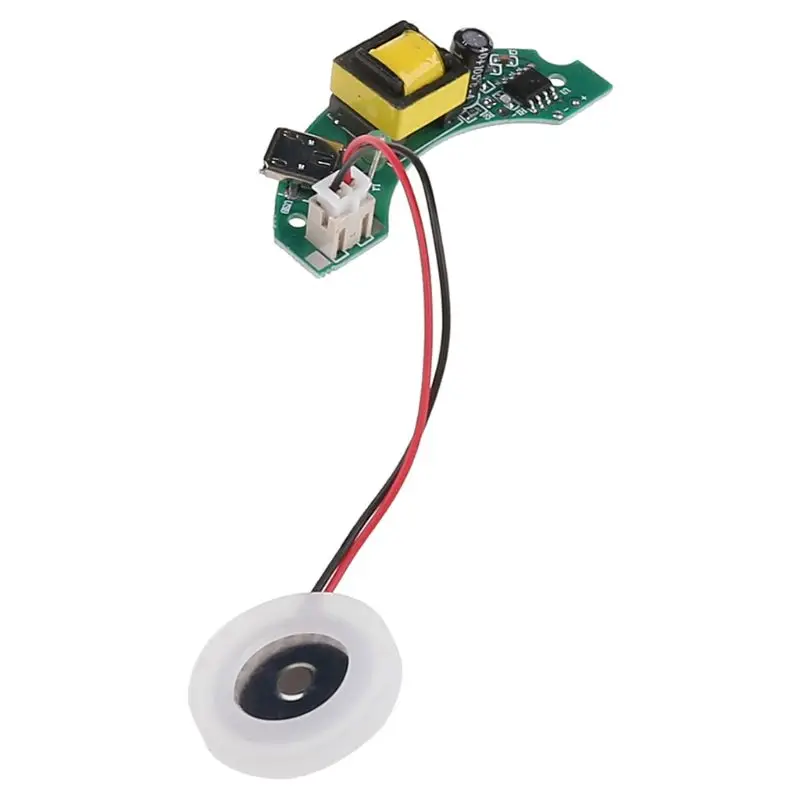 Mini humidificador USB con placa de circuito para nebulización, máquina de pulverización con USB, película de atomización, hoja de atomizador, Mini oscilante