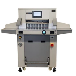 DC-8495HP Double Hydraulic Program Control Paper Cutter Document Book Document Heavy Paper Cutting Machine Commercial