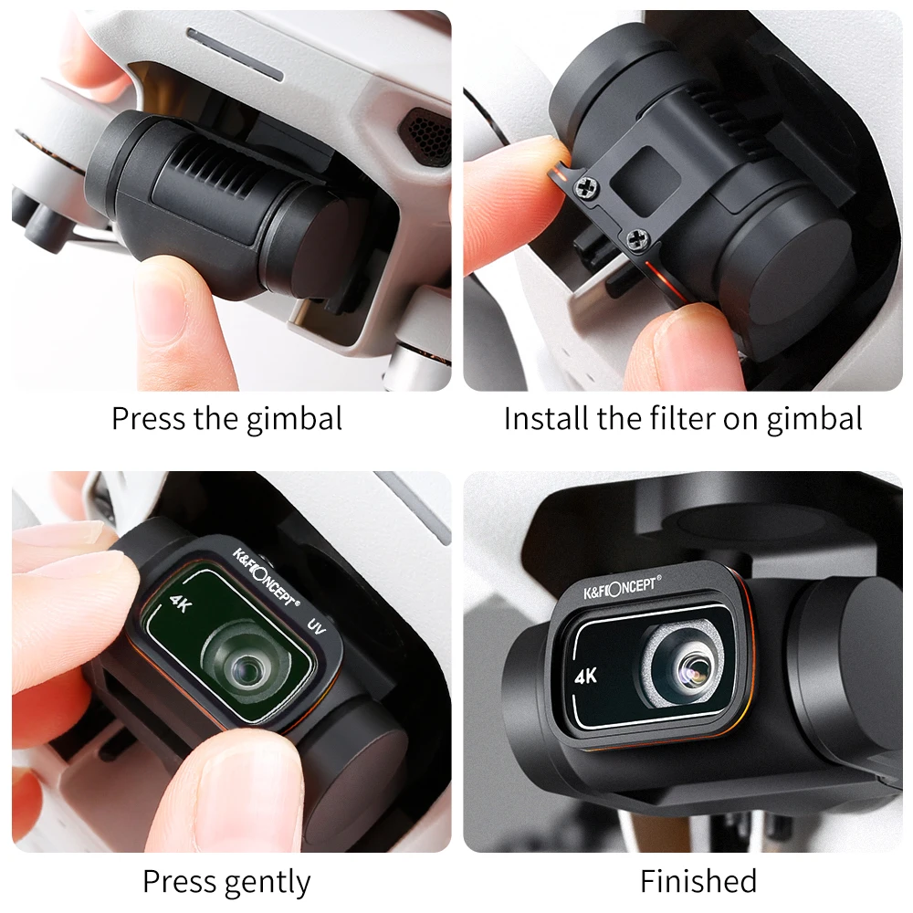 K & F مفهوم DJI Mavic Mini 1 2 كاميرا تصفية CPL UV ND8 ND16 ND32 ND64 مرشح أطقم مع المروحة شفرة ل DJI Mavic Mini 1 2