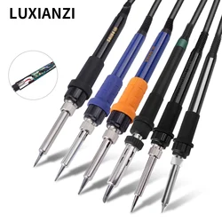 LUXIANZI Electric soldering iron Handle 936 203 205 T12 Soldering Stations Accessories Rework Station Welding Solder Repair Tool