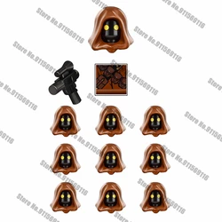 10 pçs jawas blocos de construção tijolos star action figure wars brinquedos crianças