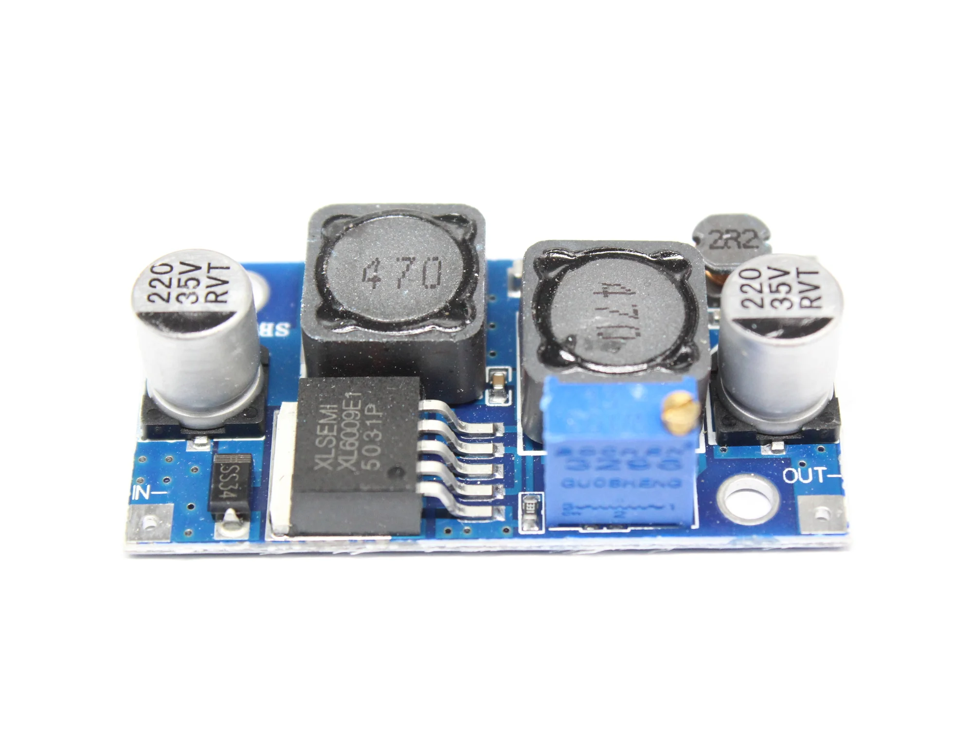 DC-DC XL6009 Auto Boost Buck Adjustable Step Up Step Down Converter Module Solar 1.25-36V Voltage Board MOSFET Switch DSN6000AUD