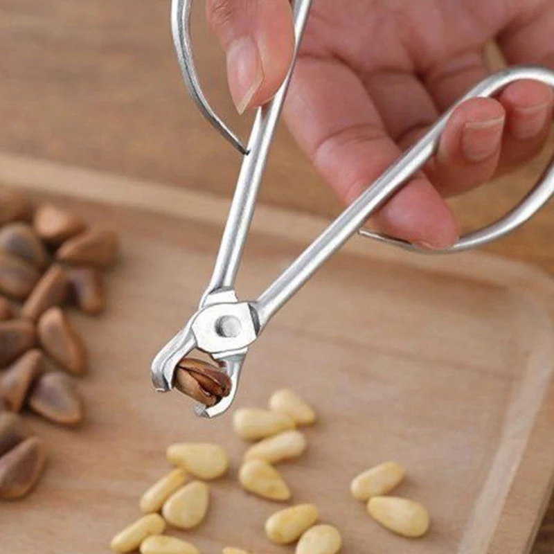 Classic simple pine nut clamp practical with pine nut pliers nut clamp labor-saving durable pine nut opener