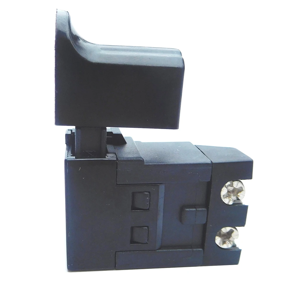 Saklar Tombol Tekan Pengunci Listrik Anti Debu untuk Mesin Pemotong Palu Gergaji Bundar 16A/125V 12A/250V KEDU HY27C2-1, 1-Pak