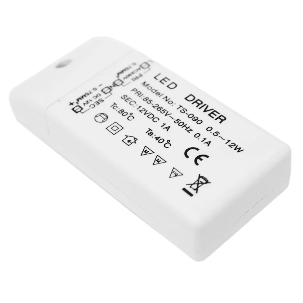 Adaptador de fuente de alimentación del controlador LED, transformador de 220V-240V para bombillas MR16 / MR11 de 12V, tiras LED de 0,5 W-12W, nuevo, en oferta