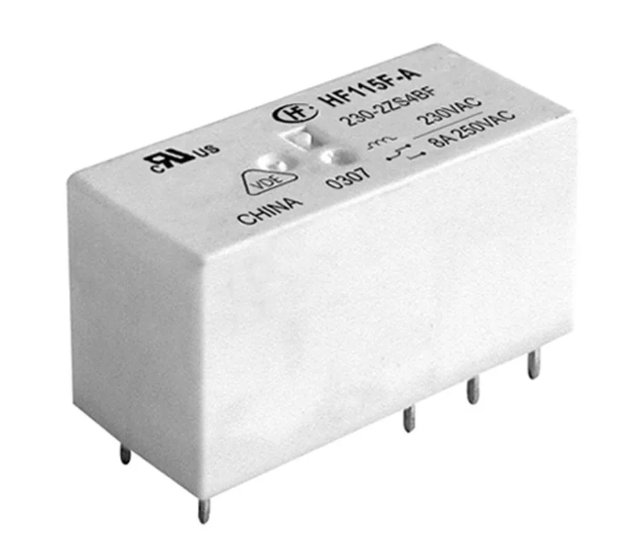 

HF115F-A-115-1ZS3A 115VAC 8pin 16A 250VAC реле