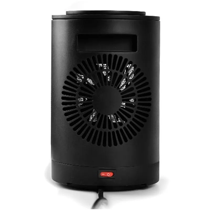 Calentador eléctrico portátil de cerámica Personal, calentador con termostato ajustable para oficina, hogar y dormitorio, 10/750/1500W