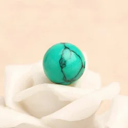 4A Natural Green Turquoise Quartz Crystal Single Bead DIY Beads Jewelry Making