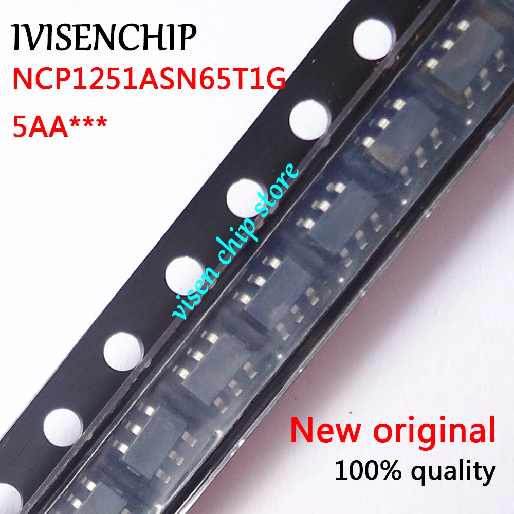 10pieces NCP1251ASN65T1G NCP1251A NCP1251 (5AARAP 5AAPGU5AAR...) NCP1251BSN65T1G NCP1251B (5A2RAP 5A2PGU5AA...) RSOT23-6 chipset