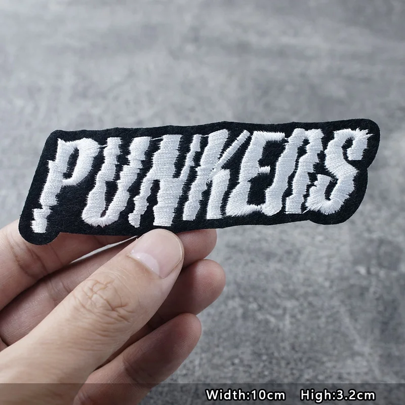 Bands Iron On Patches Apparel Sewing Fabric Handmade Appliques For Clothing Punk Rock Stickers Badges Parche