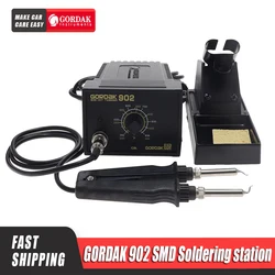 GORDAK 902 110V/220V 75w SMD Tweezers Soldering Station Iron 902 ESD Anti-static Adjustable Temperature Control Thermostat