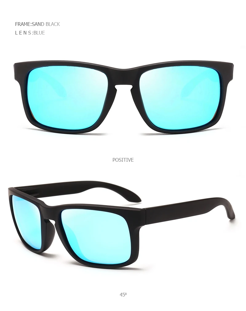 Klassische Schwarze Quadratische Polarisierte Sonnenbrille Männer Frauen Mode Sport Sonnenbrille Männlich Stilvolle Outdoor Fahren Angeln Shades – Detail 15
