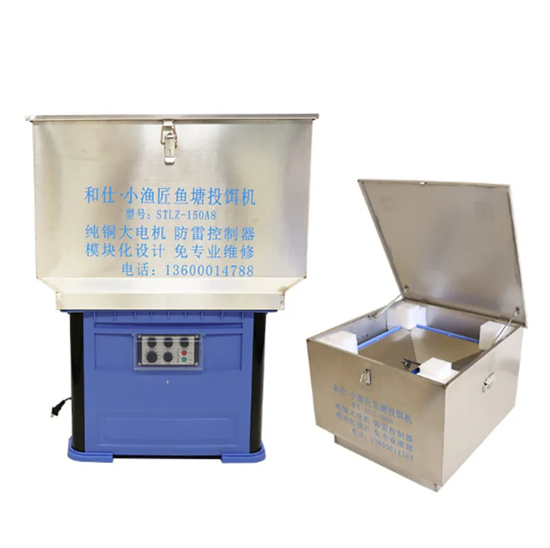 

Feeding machine fish pond feeding fish automatic feeding machine feeding device large capacity four packs feeding fish feeding m