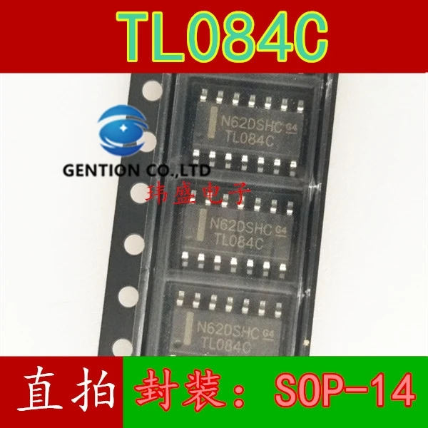 

50PCS TL084 TL084C TL084CDT TL084CDR SOP-14 operational amplifier in stock 100% new and original