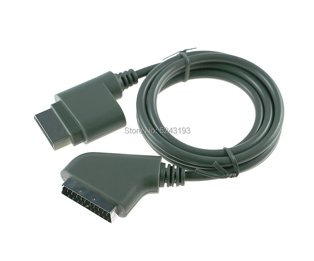 Scart-cabo de vídeo para xbox 1.8, 360 m, rgb, hd, tv, av, versão 360, console, acessórios para jogos