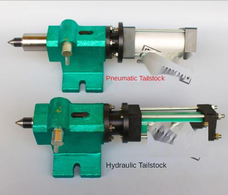 25-75 مللي متر مخرطة هوائية Tailstock أداة سريعة وسهلة Tailstock MT3 أنشطة أتمتة مفتاح يدوي الضغط الهيدروليكي